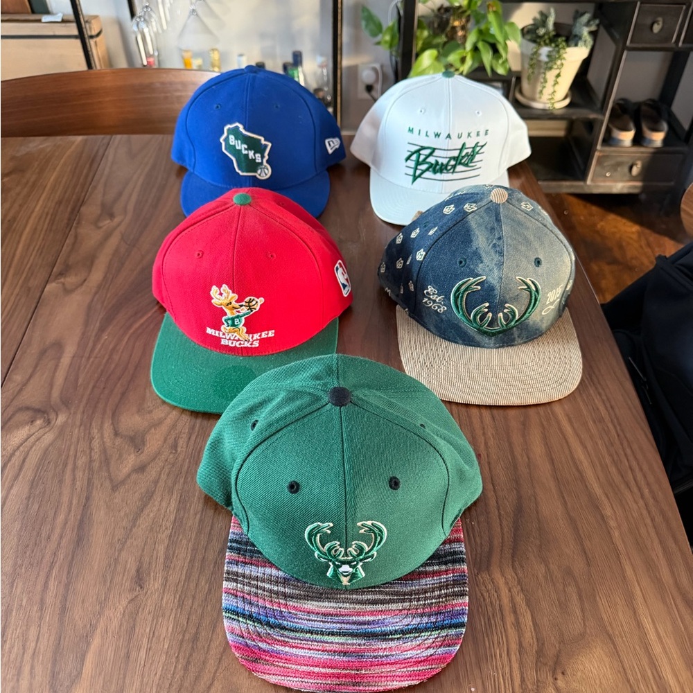 Milwaukee Bucks Cap Collection